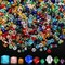 1000 Pieces Crystal Beads for Jewelry Making - Assorted Faceted Glass Bicone Cube Beads Bulk Rondelle Spacer for DIY Crafts Bracelets Necklace Pendants Making Supplies